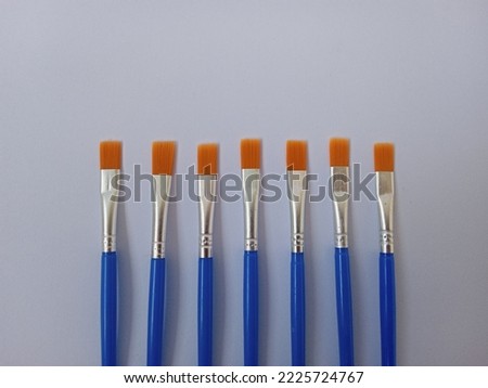 Paint Brushes isolated in white background  
