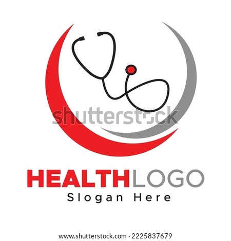 health logo template vector design