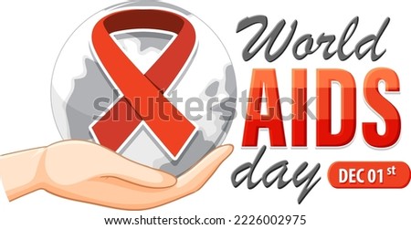 World AIDS Day Poster Design illustration