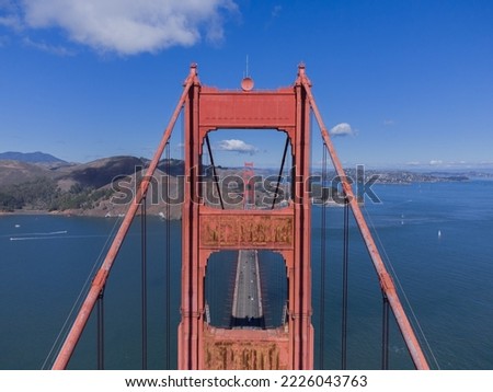 Famous San Francisco Bridge During the Day