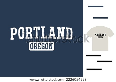 Portland city lover t shirt design