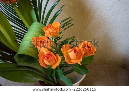 Decorative flowers in a vase