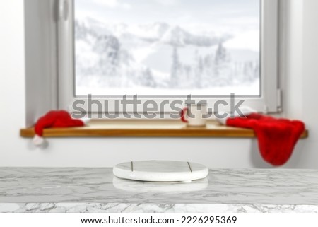 Window sill and desk of free space for your decoration. 