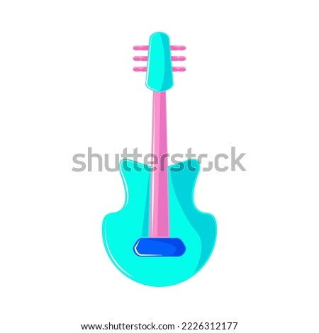 electric guitar music instrument icon isolated
