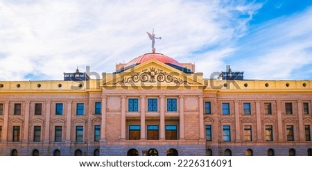 Arizona State Capitol Building in downtown Phoenix, Arizona  Royalty-Free Stock Photo #2226316091
