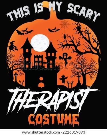 This is scary therapist costume halloween t shirt design