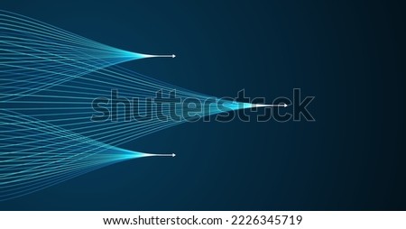 Abstract arrow direction. Technology background Royalty-Free Stock Photo #2226345719