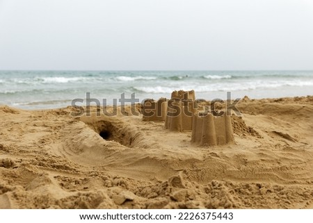 Castles and Sand Houses by the Sea