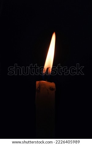 Candle light in the darkness
