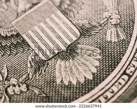 Close up of  Us Dollars Money