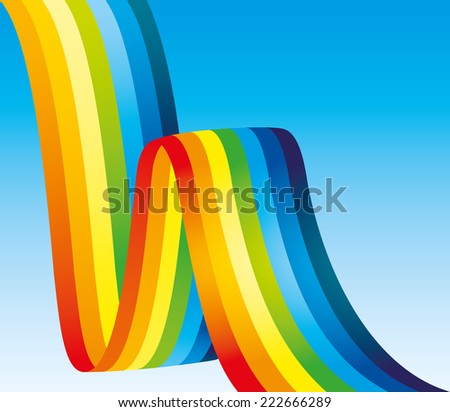 Vector background. Rainbow.