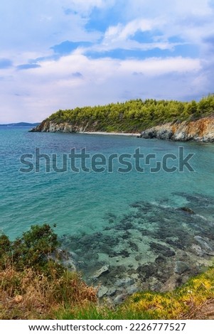 Kriaritsi Beach in Sithonia on the Halkidiki peninsula in Greece