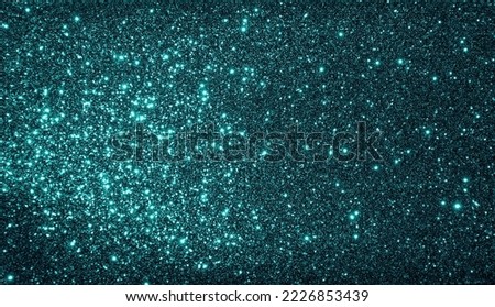 Teal Blue Golden Textured Shimmer Background texture.Glitter Selective Focus.Frame design.Decoration.Decor.Holidays.Gift card.Invitations.New Year.Merry Christmas.Birthday.Wedding.Wallpaper.Banner DIY