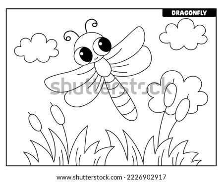 Insect coloring pages for kids