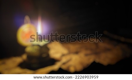 defocused sticky lamp light abstract background