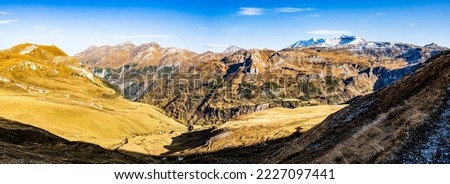 landscape at the grossglockner mountain - austria