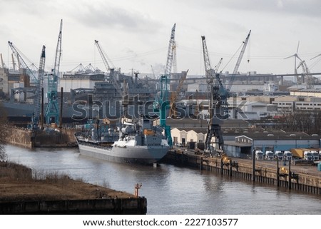 Pictures from the port of Hamburg,Germany