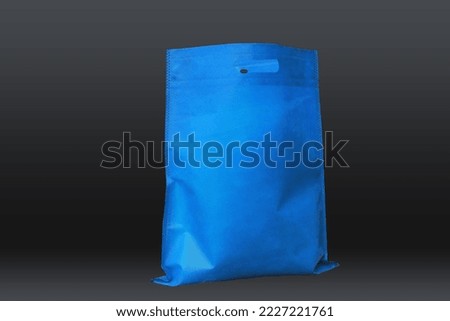Beautiful ECO Friendly grocery shopping bag with black background. Non Woven fabric bags. Get our laminated bags at manufacturer's prices