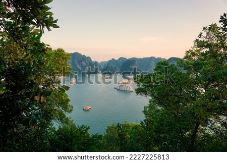 Vietnam Ha Long Bay Ti Top Hill Top Photos  Royalty-Free Stock Photo #2227225813