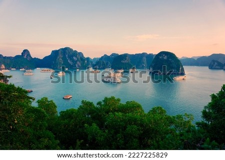 Vietnam Ha Long Bay Ti Top Hill Top Photos  Royalty-Free Stock Photo #2227225829