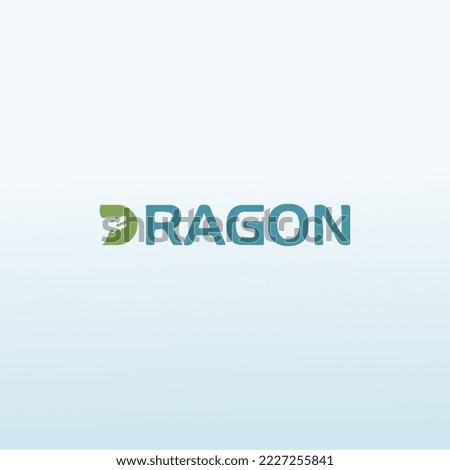 dragon vector logo design idea
