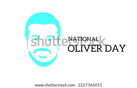 Vector graphic of national oliver day for national oliver day celebration. flat design. Line art design. flyer design. flat illustration. Banner design. November 24