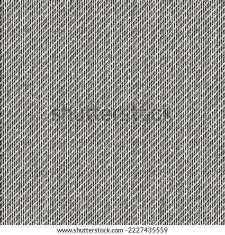 Monochrome Distressed Twill Textured Striped Pattern Royalty-Free Stock Photo #2227435559