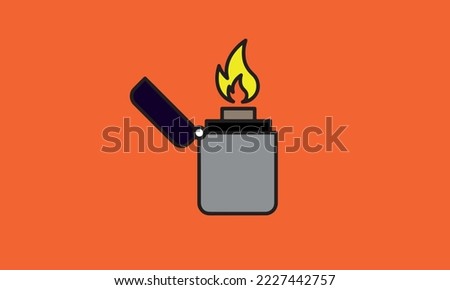 lighter icon. Flat illustration of lighter vector icon. lighter sign icon