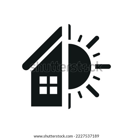 indoor outdoor icon vector graphic Royalty-Free Stock Photo #2227537189