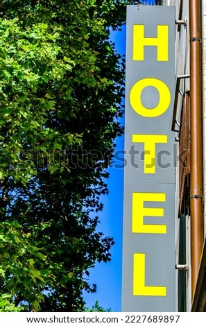 hotel sign in austria - photo
