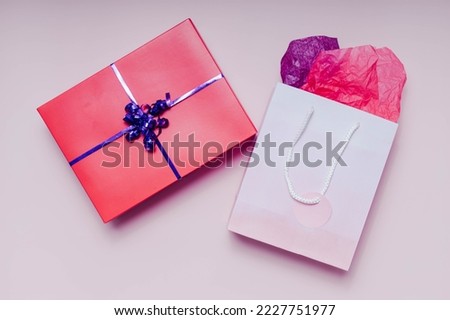 Present Gifts Nicely presented on background for celebration occasions