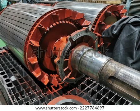 Rotor shaft and bearing for electric motor , Overhaul electric motor and change new bearing for electric motor onsite service