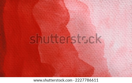 abstract red water color hand painted background. High quality photo