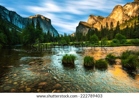 Valley View Yosemite Royalty-Free Stock Photo #222789403
