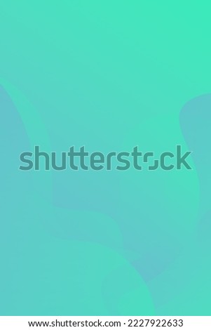 minimal style green and blue background with waves and blank space for text