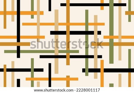 Abstract geometric striped pattern. Vector Illustration. Royalty-Free Stock Photo #2228001117
