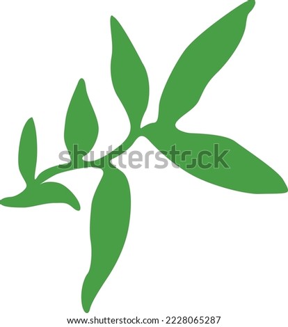 Green Leaves Illustration Vector Design