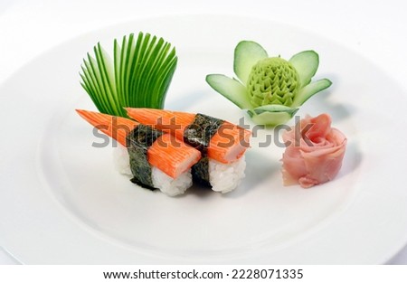 sushi menu photos white background  