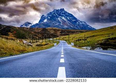 landscape at Silvretta Montafon in Austria - Bielerhoehe Royalty-Free Stock Photo #2228082133