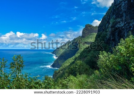 Pacific Ocean, Coast, Kauai, Hawaii