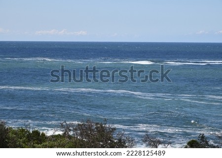 australian coast with large waves