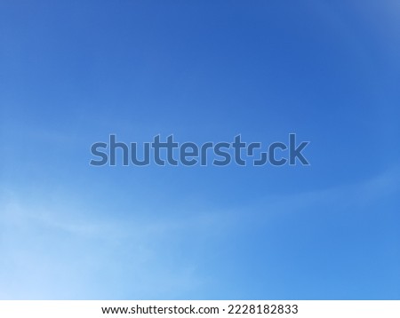 Blue sky on a shiny day with beautiful cloud 
