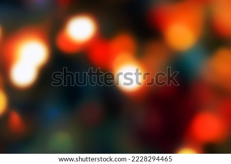 Abstract multi coloured defocused photo