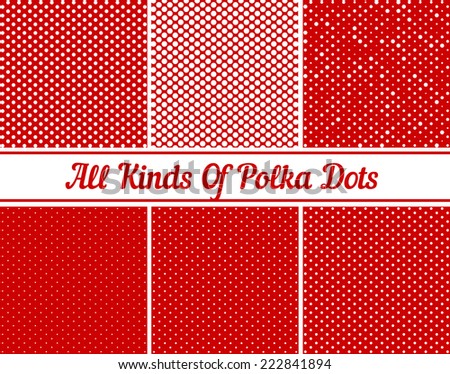 Polka Dot Round Background