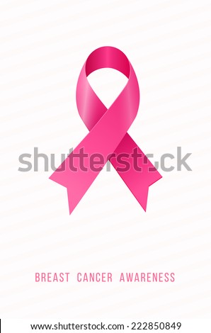 Breast cancer awareness, pink ribbon