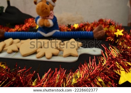 beautiful handmade cookies for Christmas celebration