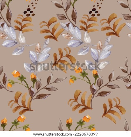 Vintage flowers bouquet seamless pattern vector illustration