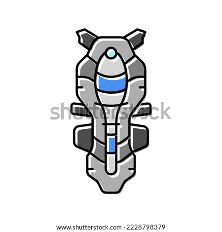 back protection motorcycle accessory color icon vector. back protection motorcycle accessory sign. isolated symbol illustration