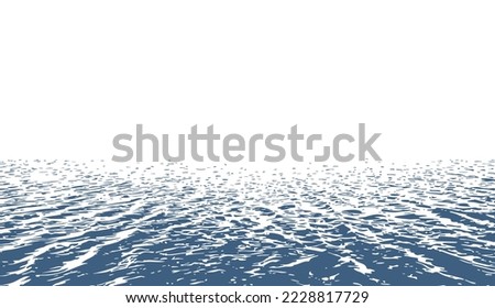 Ocean ripples background with small waves