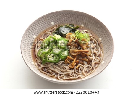 Sticky soba noodles that are good for the body of Japanese food